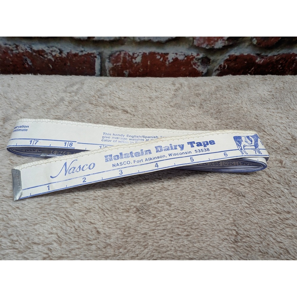 Vintage Nasco Holstein Dairy Tape Cattle Weight Measure Coburn Co 1994 USA